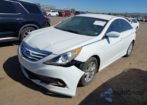 2014 Hyundai Sonata Gls from USA, damaged, VIN 5NPEB4AC8EH927158